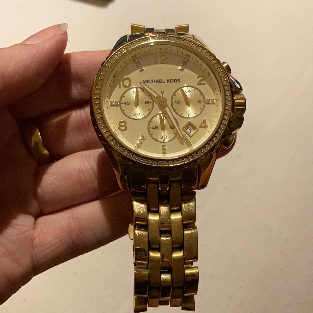 Gold Michael Kors Watch